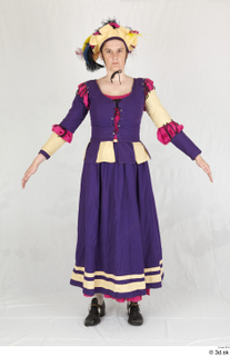  Photos Woman in Historical Dress 92 18th century a poses historical clothing whole body 0001.jpg